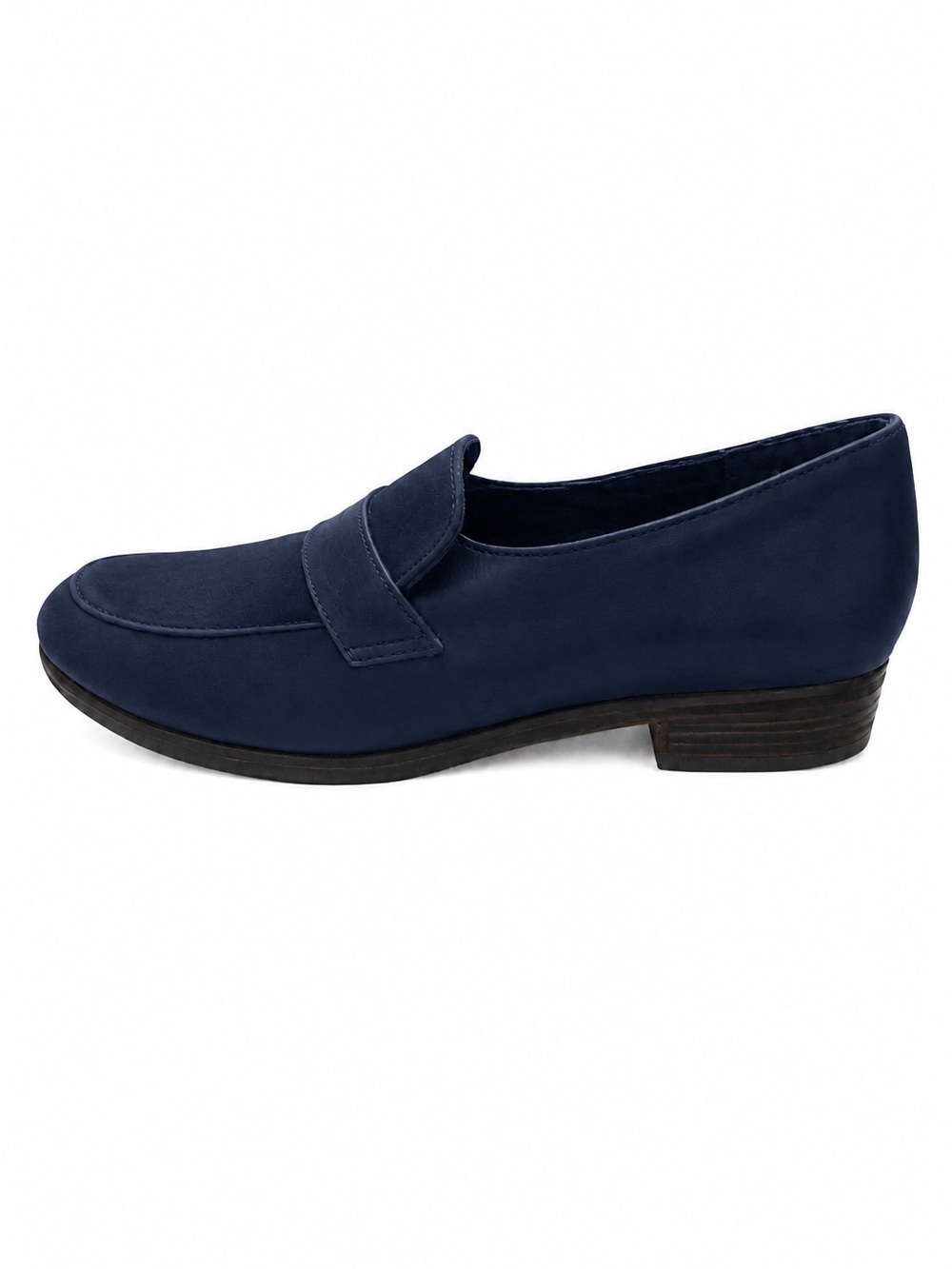 Munro Navy Blue Leather Loafers – Women’s Size 7 Narrow – Made in USA - Picture 3 of 3